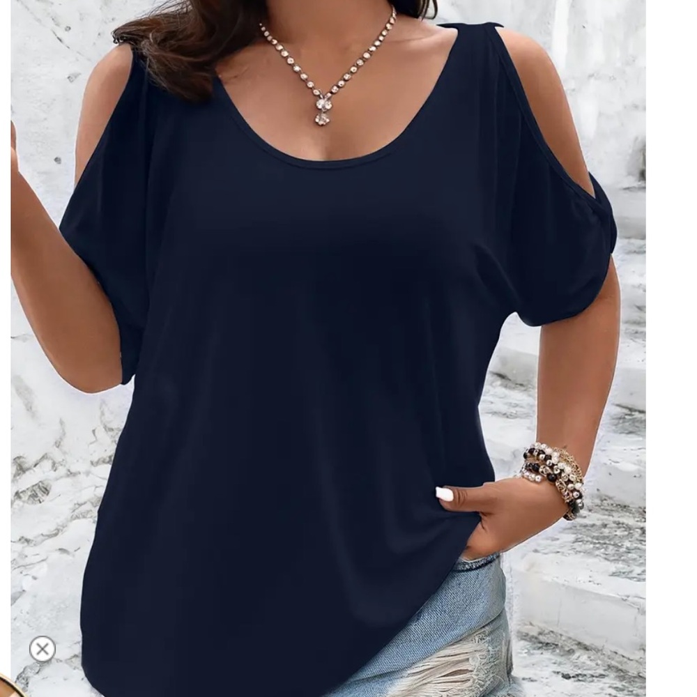 🔴CHA CHA VENTE COLD SHOULDER TOP🔴